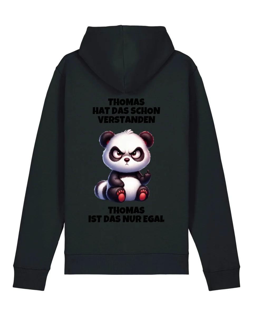 Verstanden aber egal - Organic Unisex Hoodie (personalisierbar) Drummer 2.0 Hoodie ST ST Black