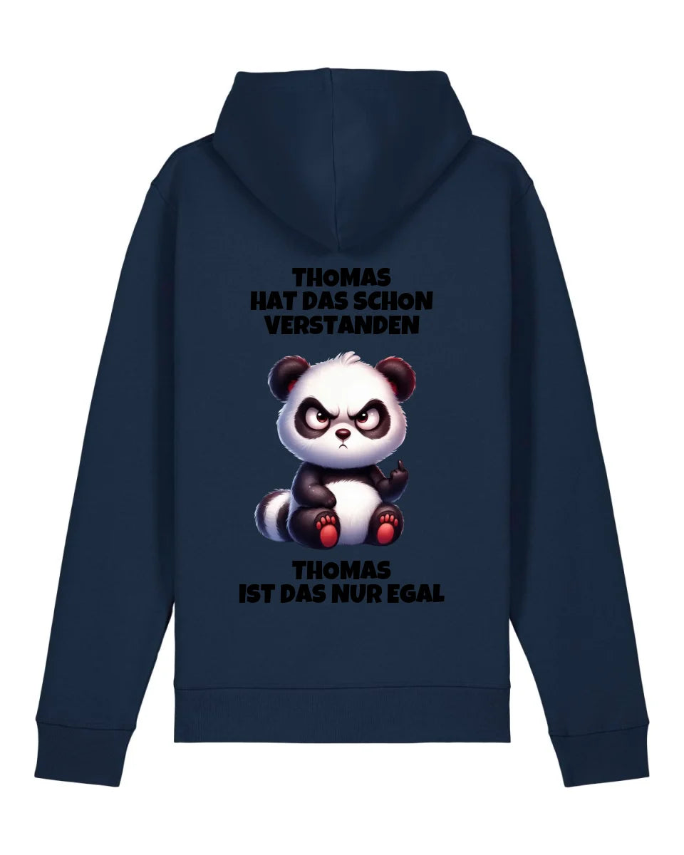 Verstanden aber egal - Organic Unisex Hoodie (personalisierbar) Drummer 2.0 Hoodie ST ST French-Navy