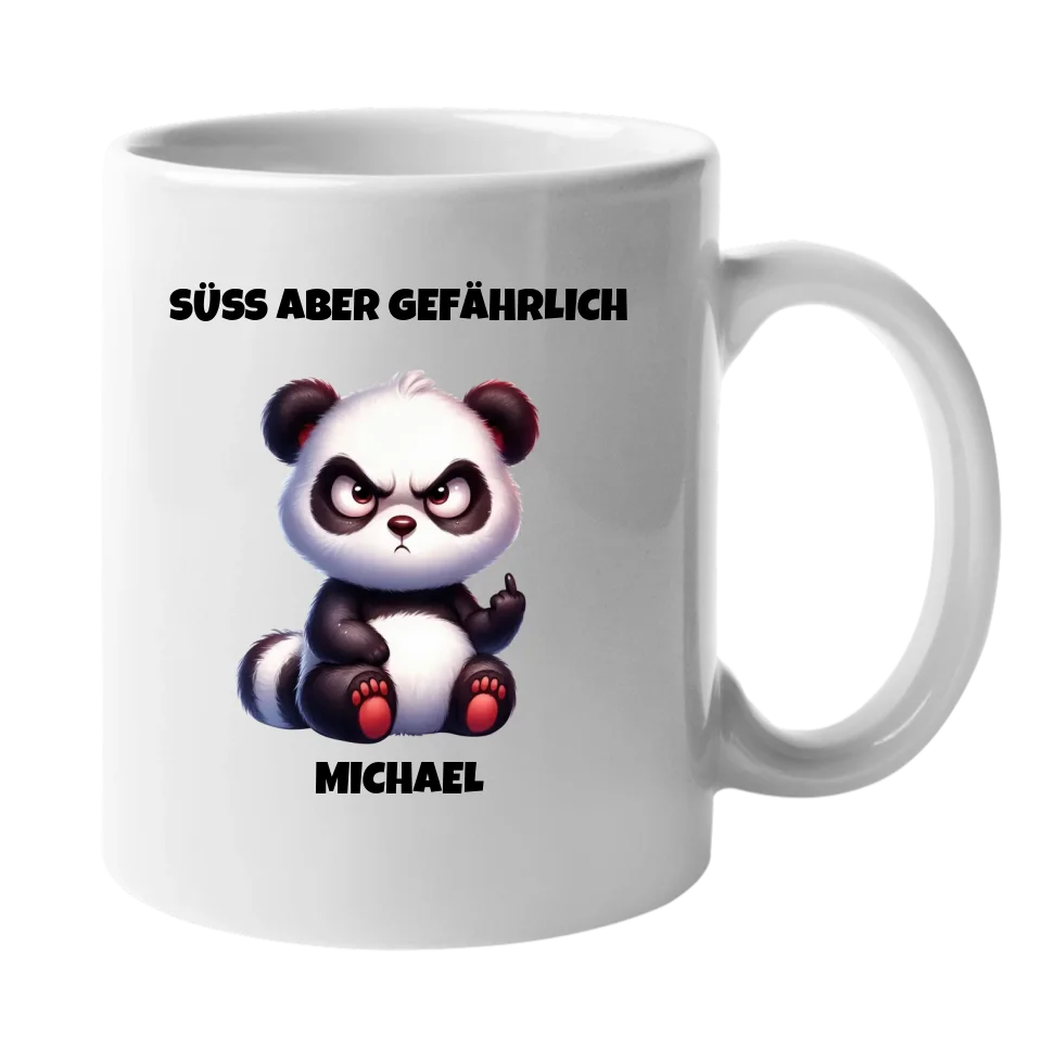 Süß aber gefährlich - Tasse (personalisierbar) Standard Mug White STD