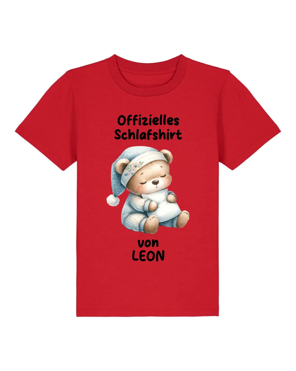Offizielles Schlafshirt - Organic Kid's Shirt (personalisierbar) Mini Creator T-Shirt ST ST Red