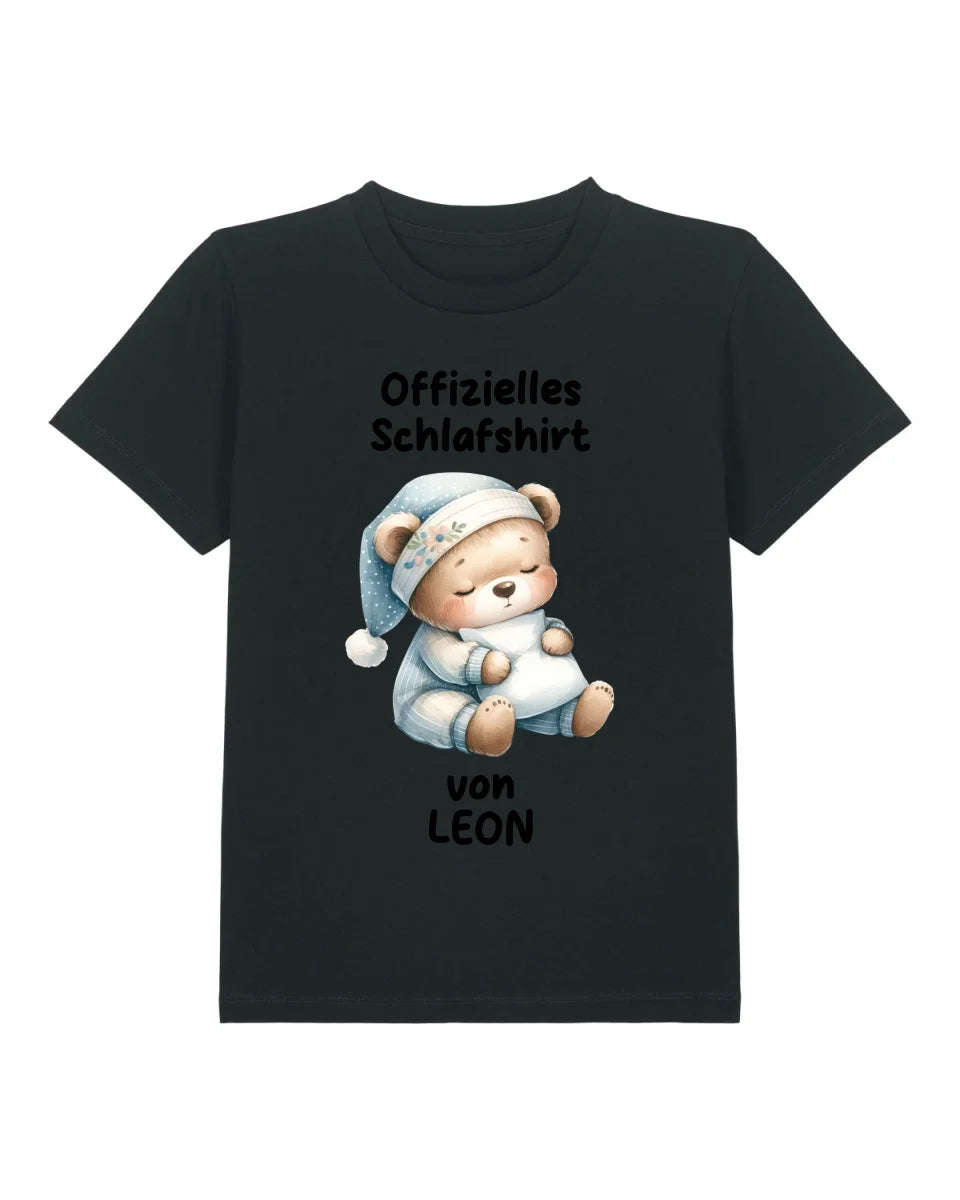 Offizielles Schlafshirt - Organic Kid's Shirt (personalisierbar) Mini Creator T-Shirt ST ST Black