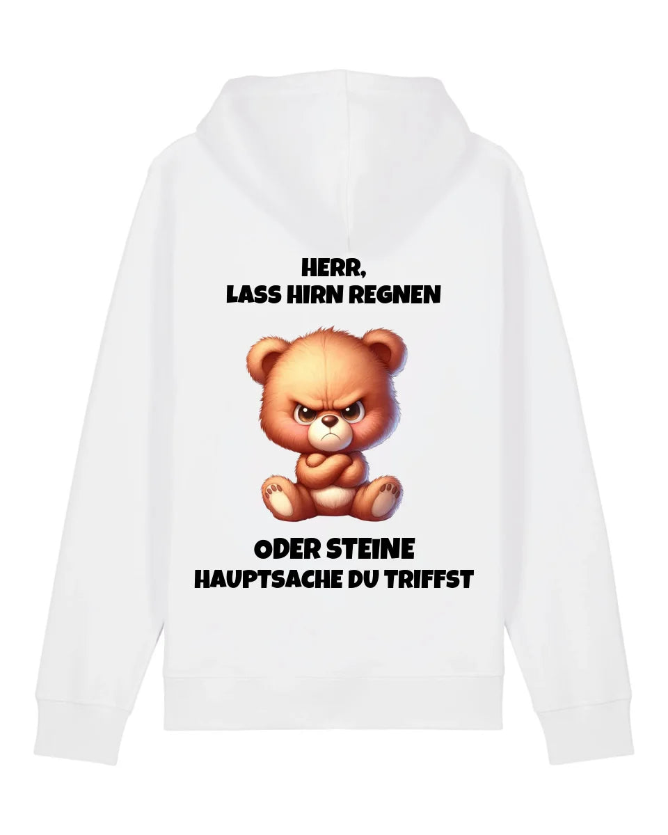Lass Hirn regnen - Organic Unisex Hoodie (personalisierbar) Drummer 2.0 Hoodie ST ST