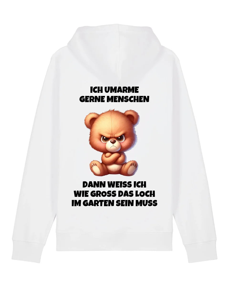 Ich umarme gerne Menschen - Organic Unisex Hoodie (personalisierbar) Drummer 2.0 Hoodie ST ST