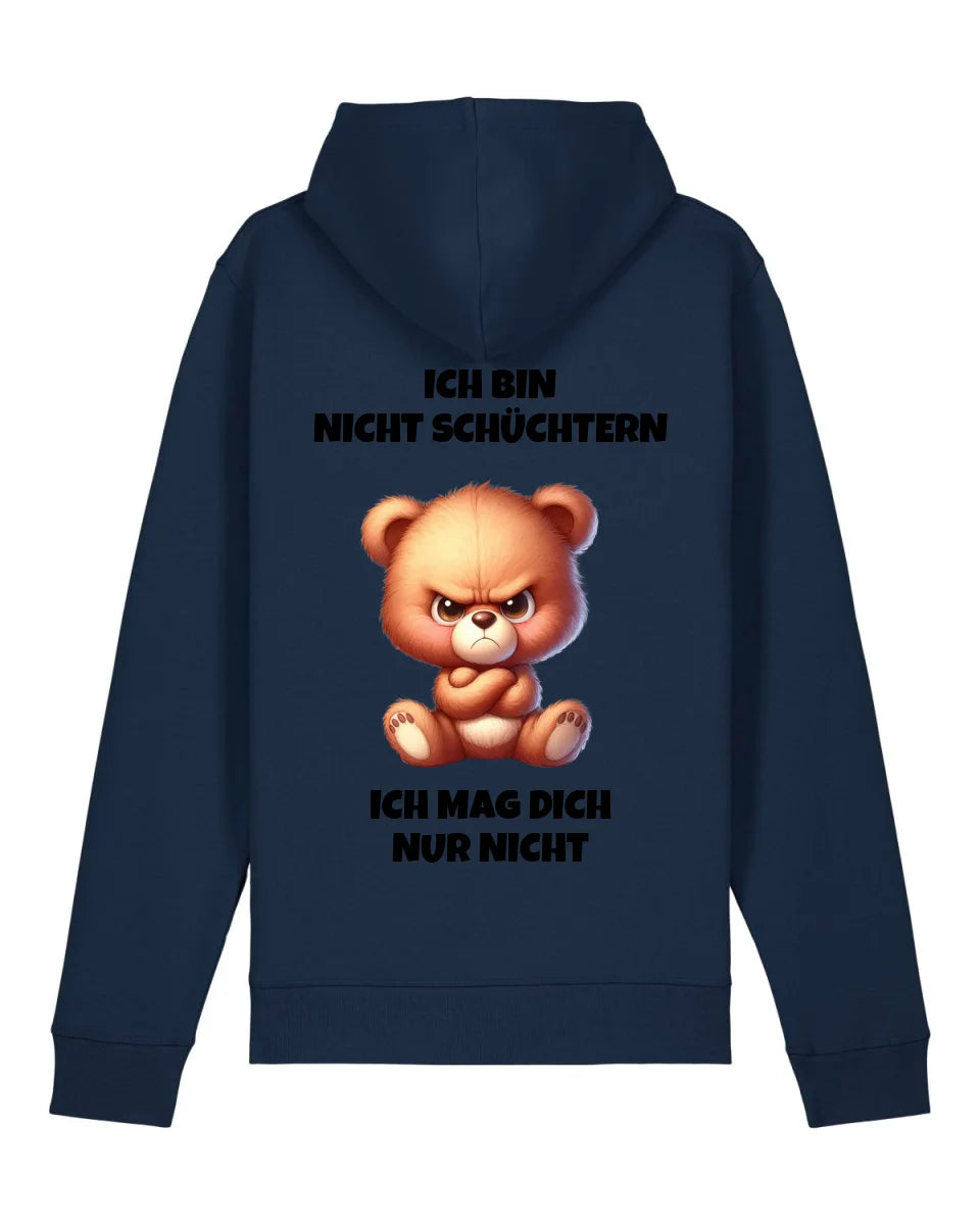 Nicht schüchtern - Organic Unisex Hoodie (personalisierbar) Drummer 2.0 Hoodie ST ST French-Navy