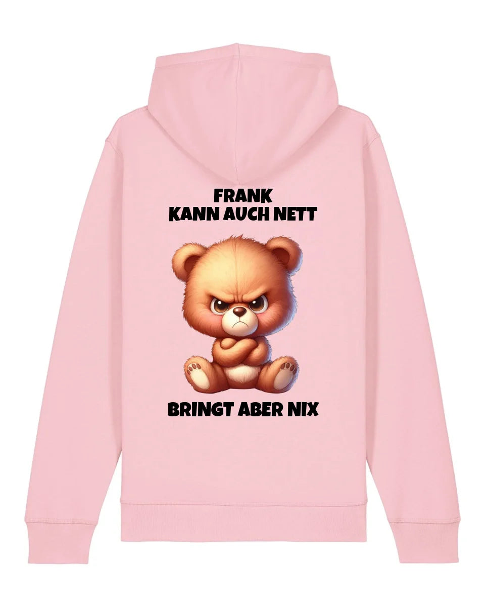Bringt aber nix - Organic Unisex Hoodie (personalisierbar) Drummer 2.0 Hoodie ST ST Cotton-Pink
