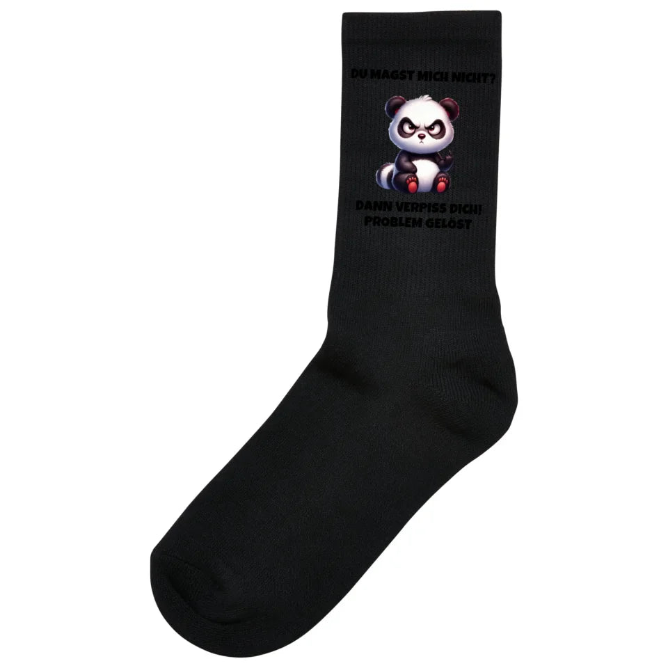 Problem gelöst - Socken (personalisierbar) Socken Black