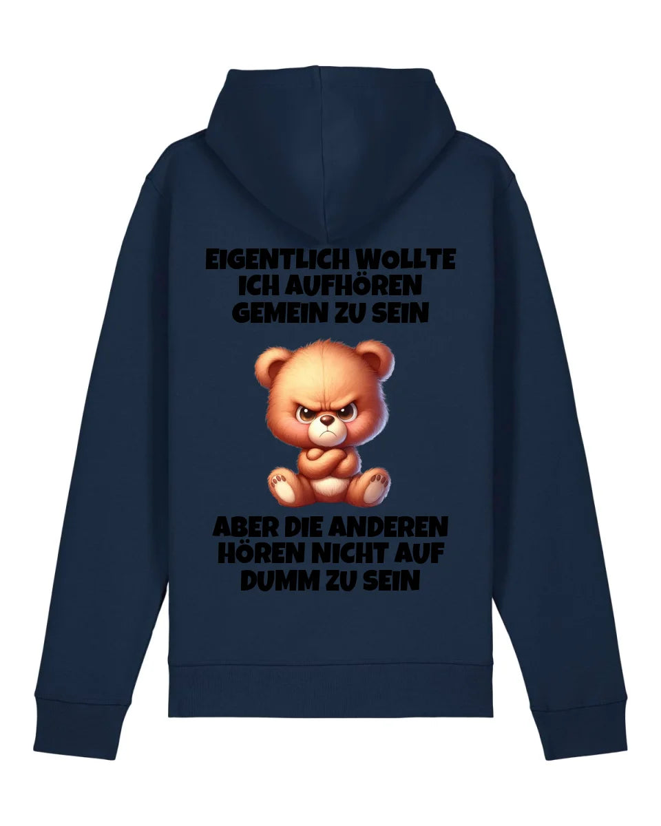 Nicht mehr gemein sein - Organic Unisex Hoodie (personalisierbar) Drummer 2.0 Hoodie ST ST French-Navy