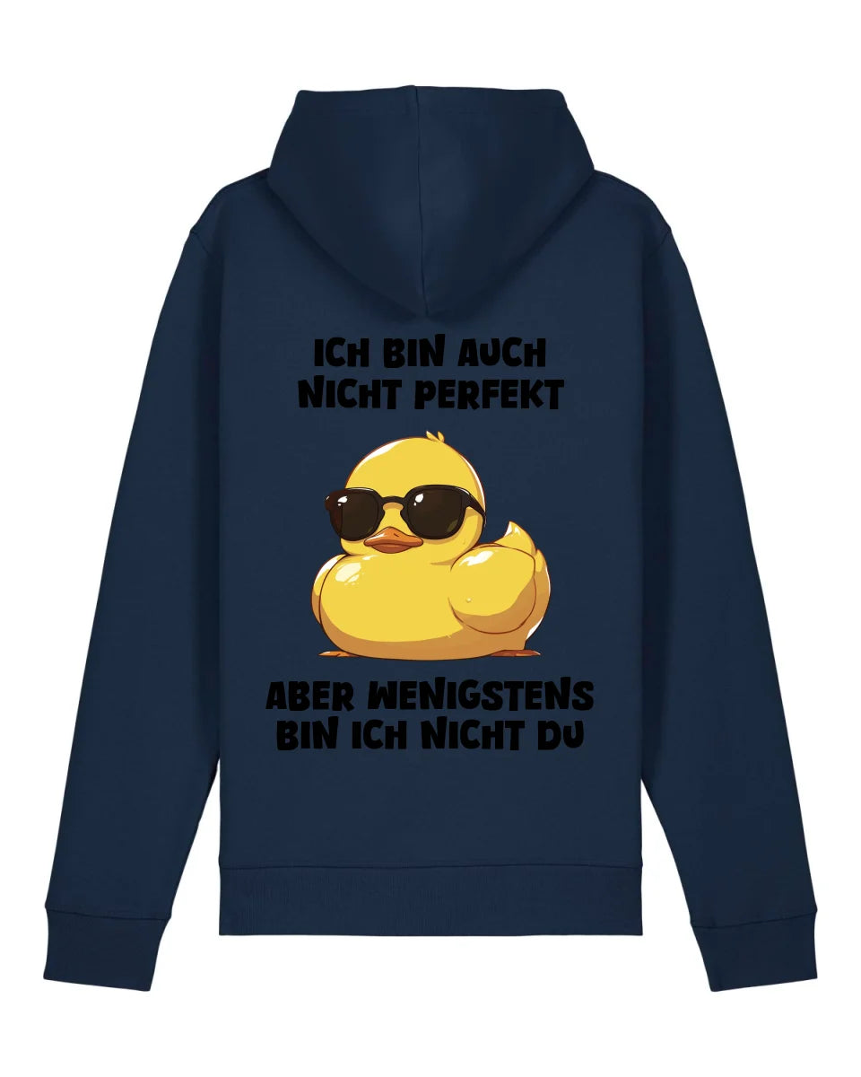 Nicht perfekt - Organic Unisex Hoodie (personalisierbar) Drummer 2.0 Hoodie ST ST French-Navy
