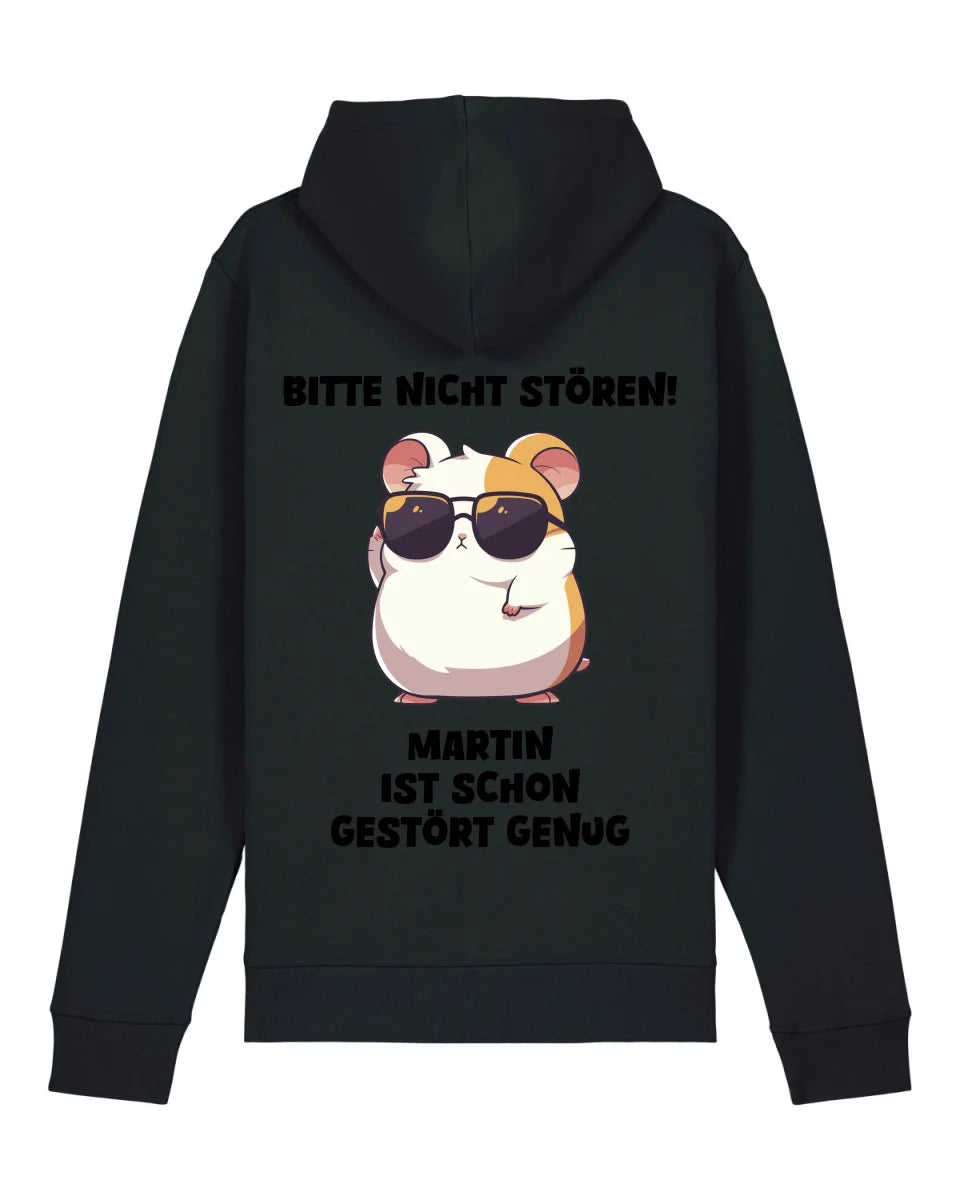 Gestört genug - Organic Unisex Hoodie (personalisierbar) Drummer 2.0 Hoodie ST ST Black