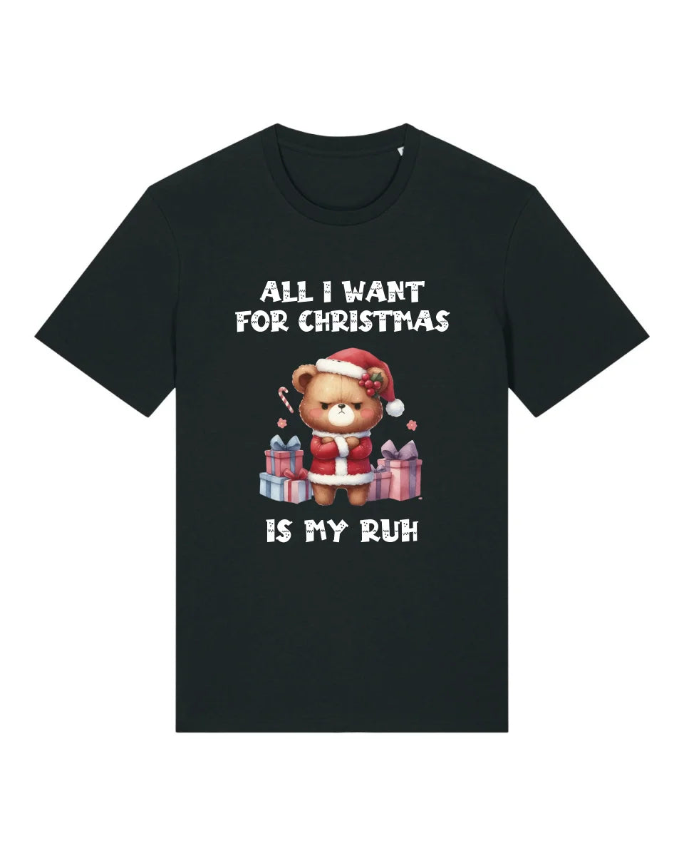 All I Want for Christmas - Organic Men's Shirt (personalisierbar) Crafter T-Shirt ST ST Black