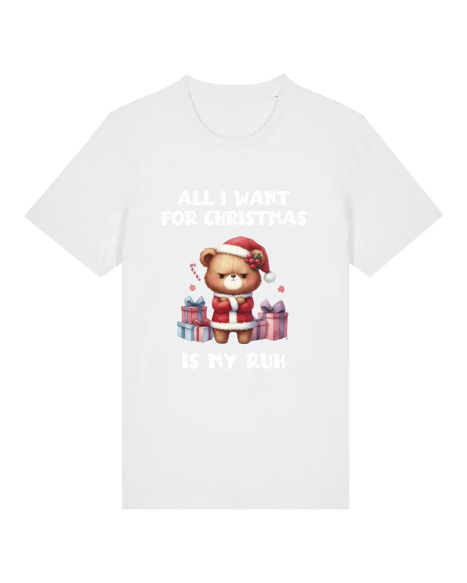 All I Want for Christmas - Organic Men's Shirt (personalisierbar) Crafter T-Shirt ST ST White