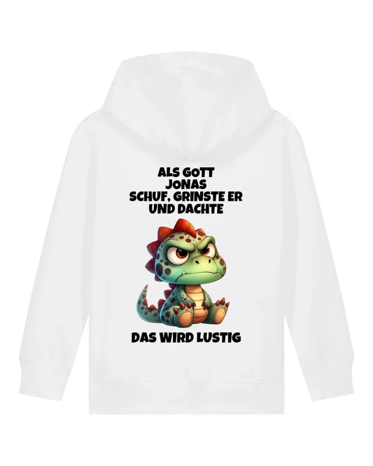 Als Gott mich schuf - Organic Kid's Hoodie (personalisierbar) Mini Cruiser Hoodie ST ST