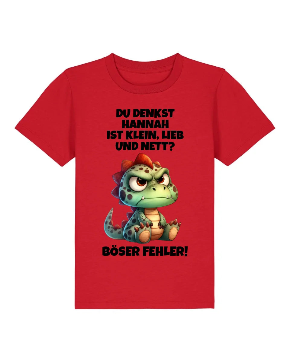 Klein, lieb und nett - Organic Kid's Shirt (personalisierbar) Mini Creator T-Shirt ST ST Red