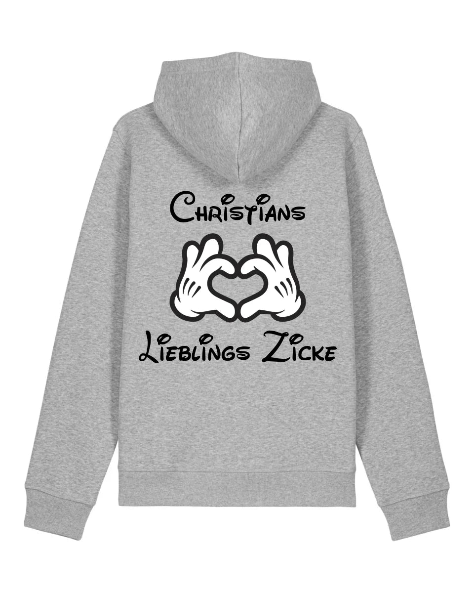 Lieblingszicke - Organic Unisex Hoodie (personalisierbar) Drummer 2.0 Hoodie ST ST Heather-Grey
