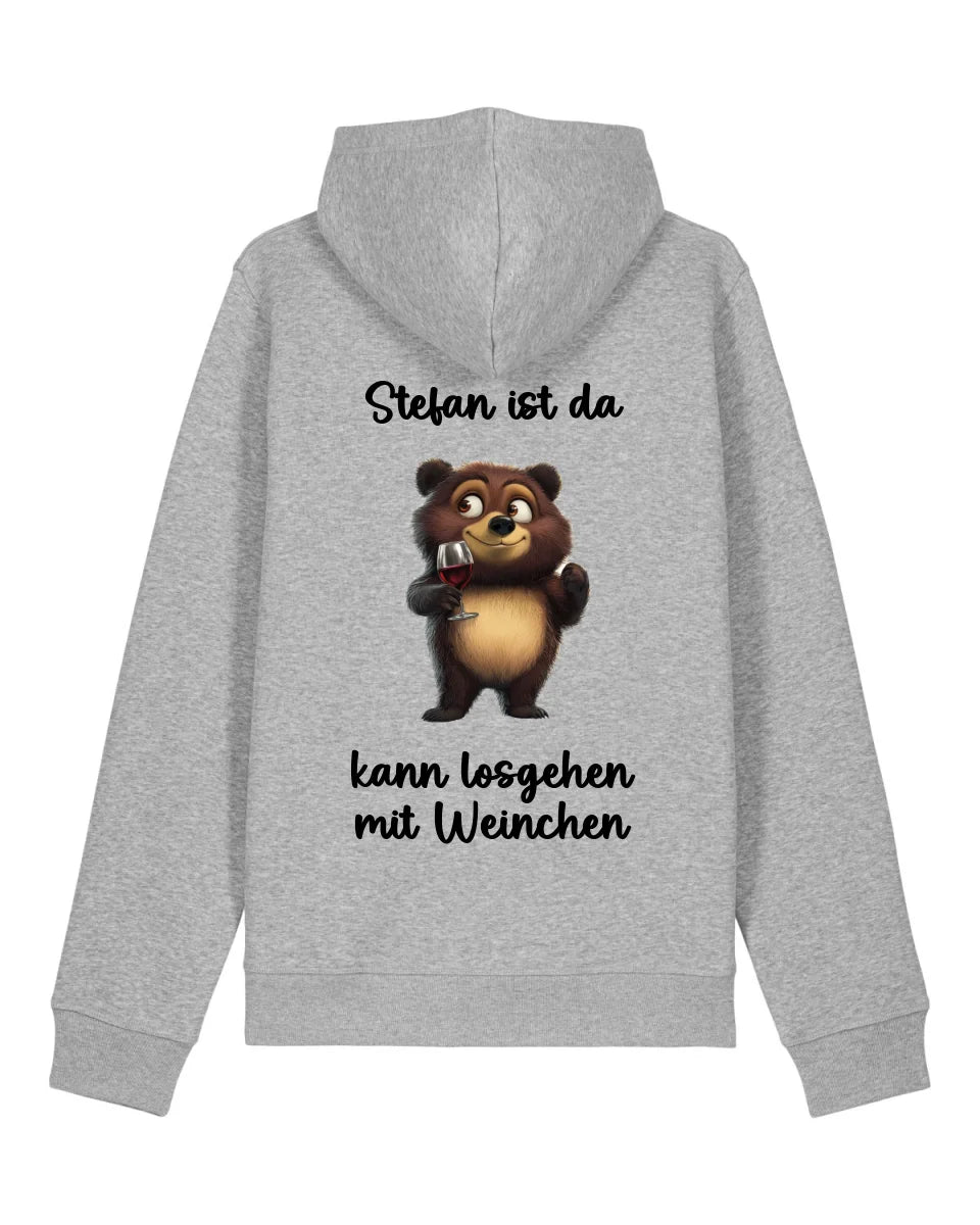 Kann losgehen - Organic Unisex Hoodie (personalisierbar) Drummer 2.0 Hoodie ST ST Heather-Grey