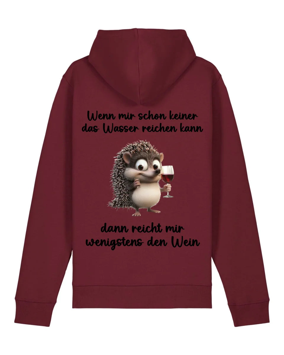 Nicht das Wasser reichen - Organic Unisex Hoodie (personalisierbar) Drummer 2.0 Hoodie ST ST Burgundy