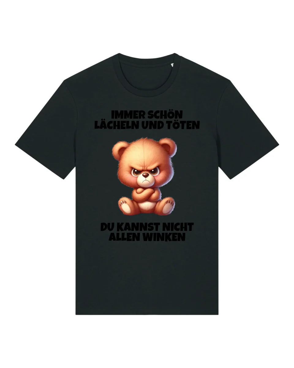 Lächeln und töten - Organic Men's Shirt (personalisierbar) Crafter T-Shirt ST ST Black