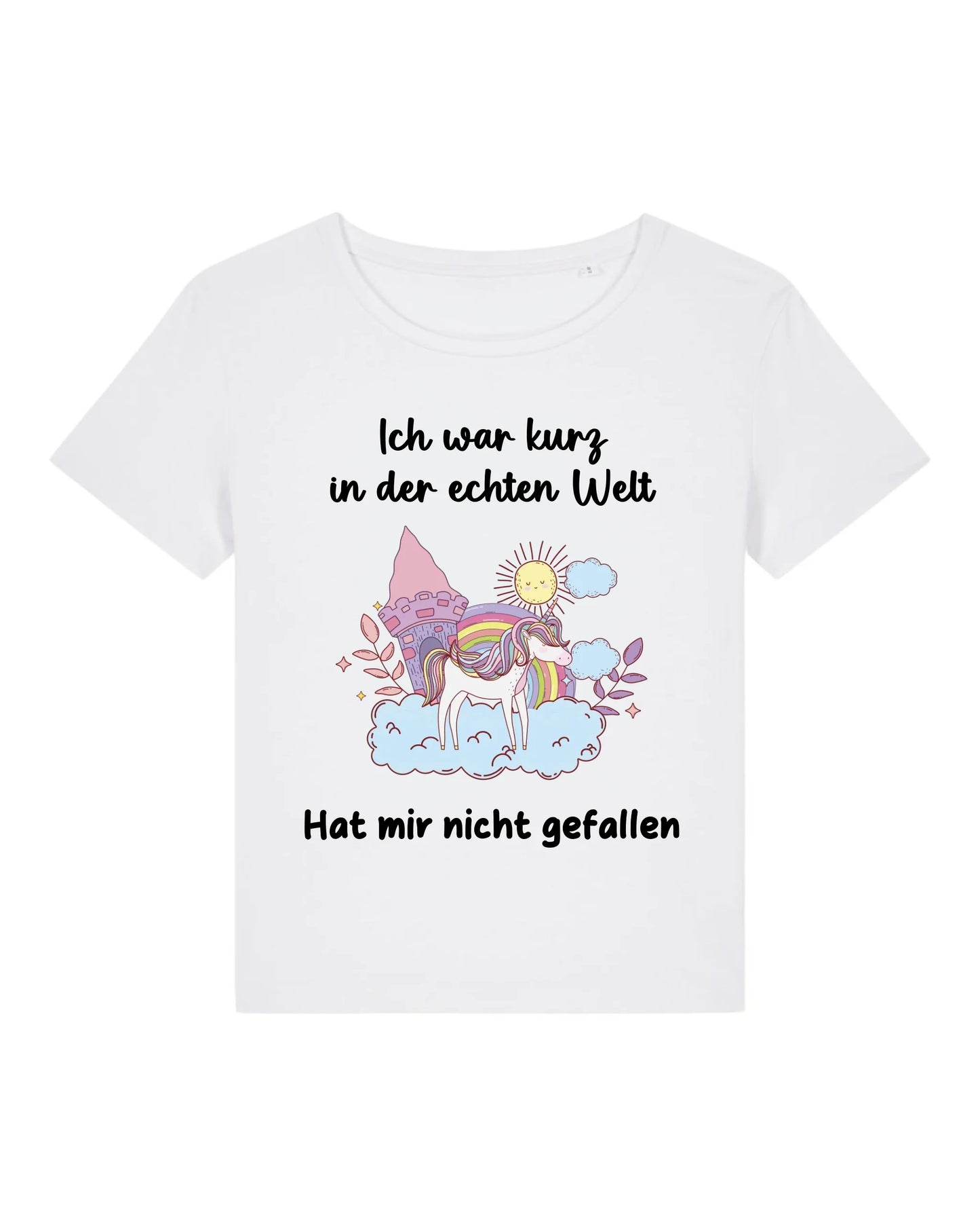 Kurz in der echten Welt - Organic Women's Shirt (personalisierbar) Serena T-Shirt ST ST