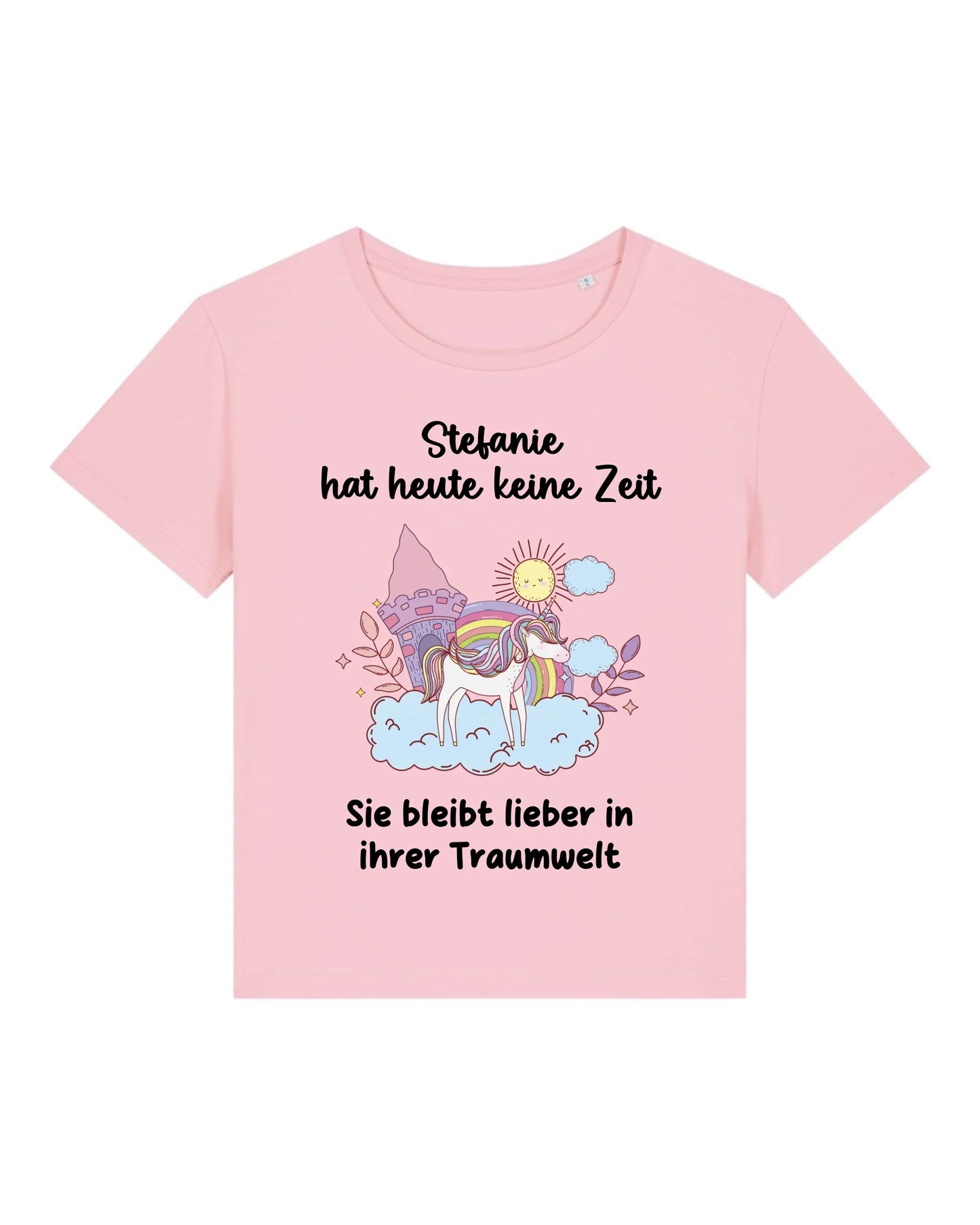 Traumwelt - Organic Women's Shirt (personalisierbar) Serena T-Shirt ST ST Cotton-Pink
