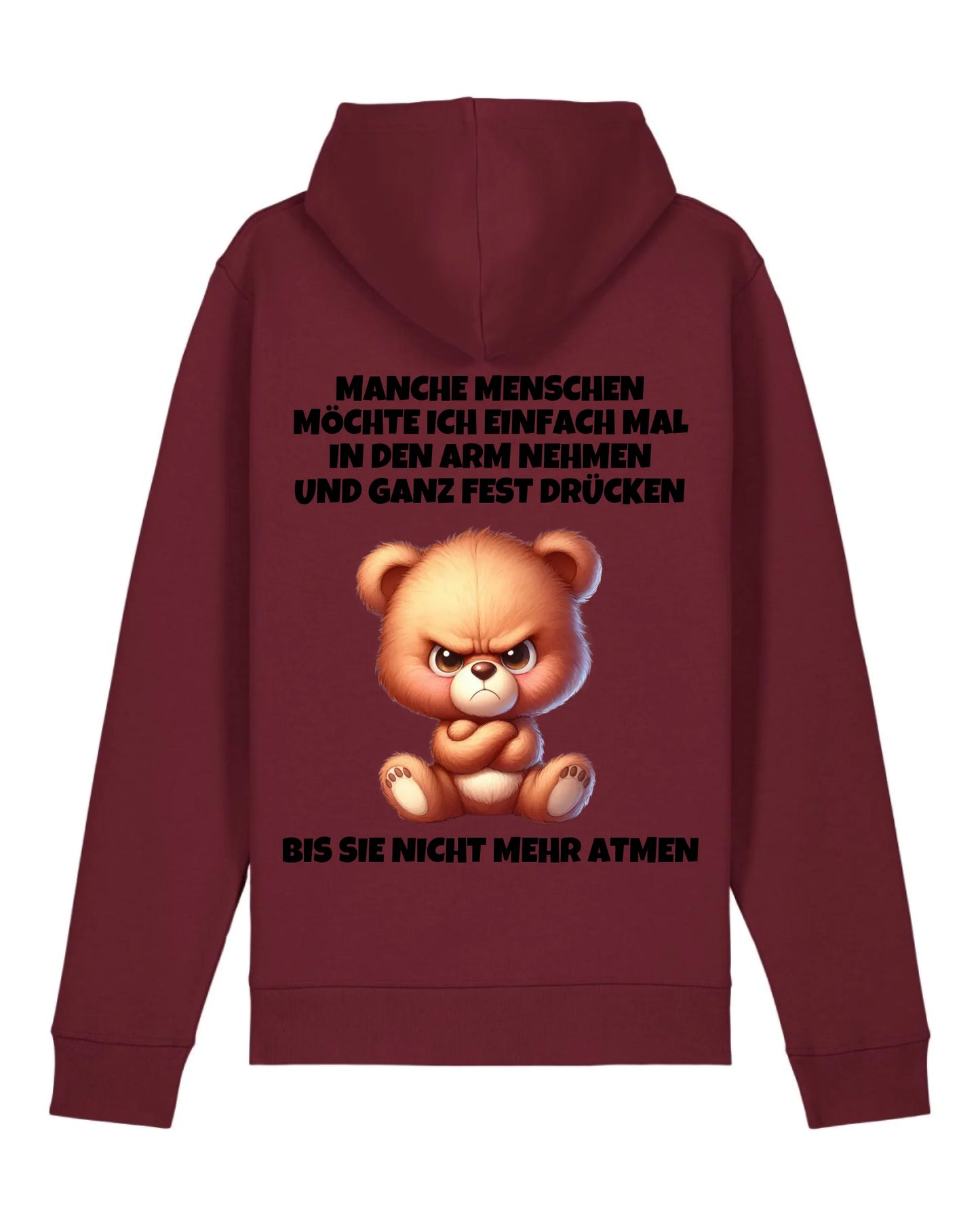 In den Arm nehmen - Organic Unisex Hoodie (personalisierbar) Drummer 2.0 Hoodie ST ST Burgundy