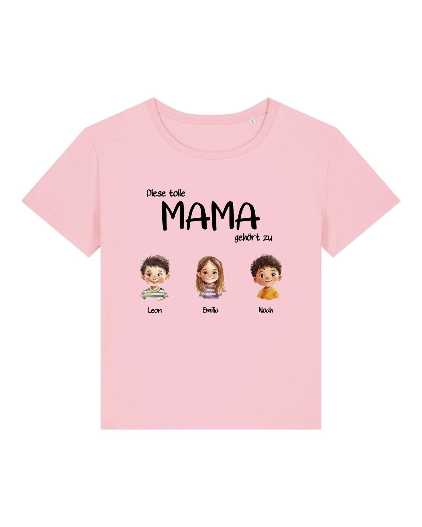 Tolle Mama - Organic Women's Shirt (personalisierbar) Serena T-Shirt ST ST Cotton-Pink