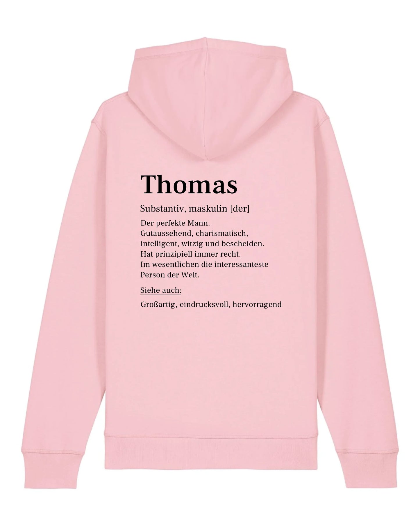 Definition - Organic Unisex Hoodie (personalisierbar) Drummer 2.0 Hoodie ST ST Cotton-Pink