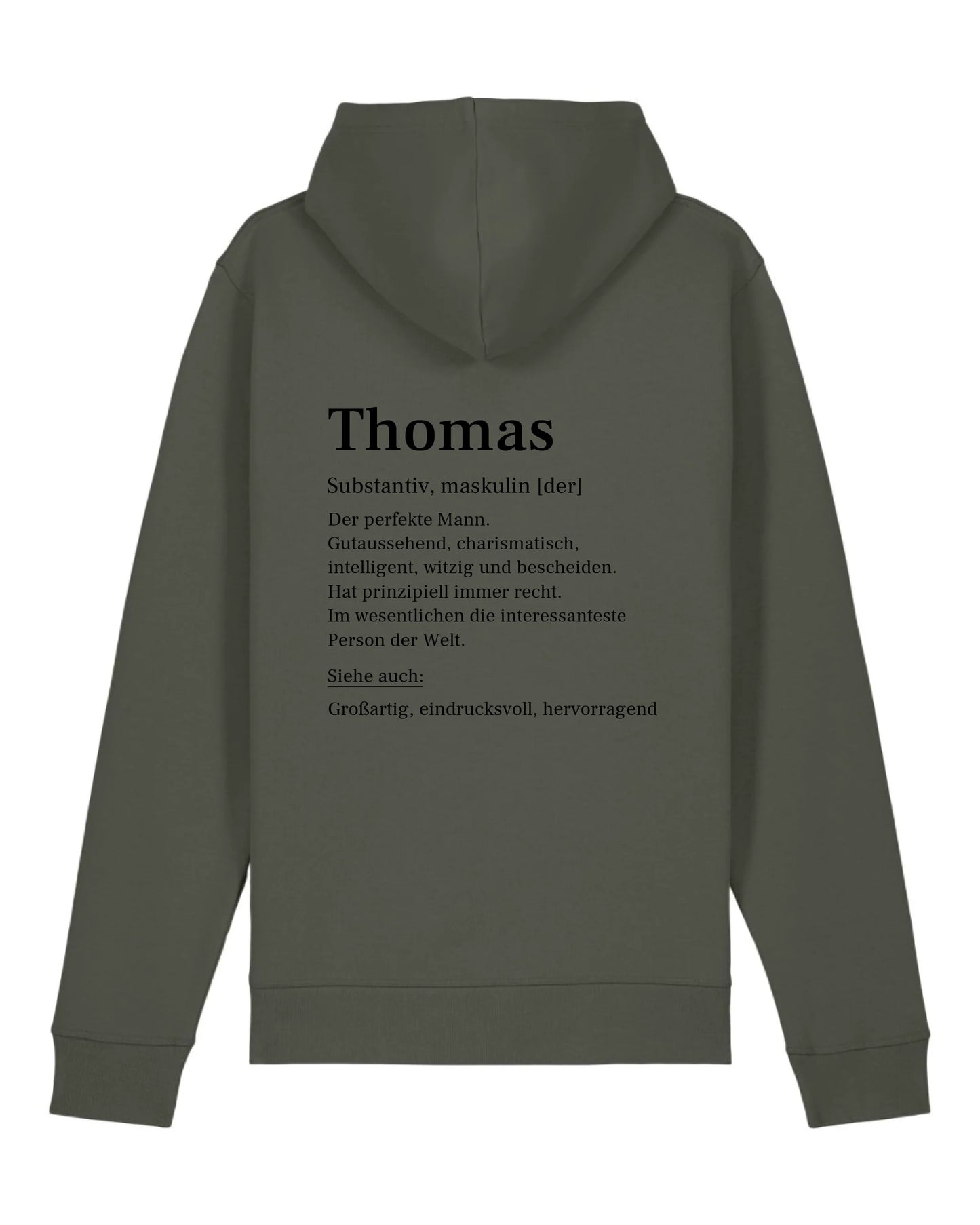 Definition - Organic Unisex Hoodie (personalisierbar) Drummer 2.0 Hoodie ST ST Khaki