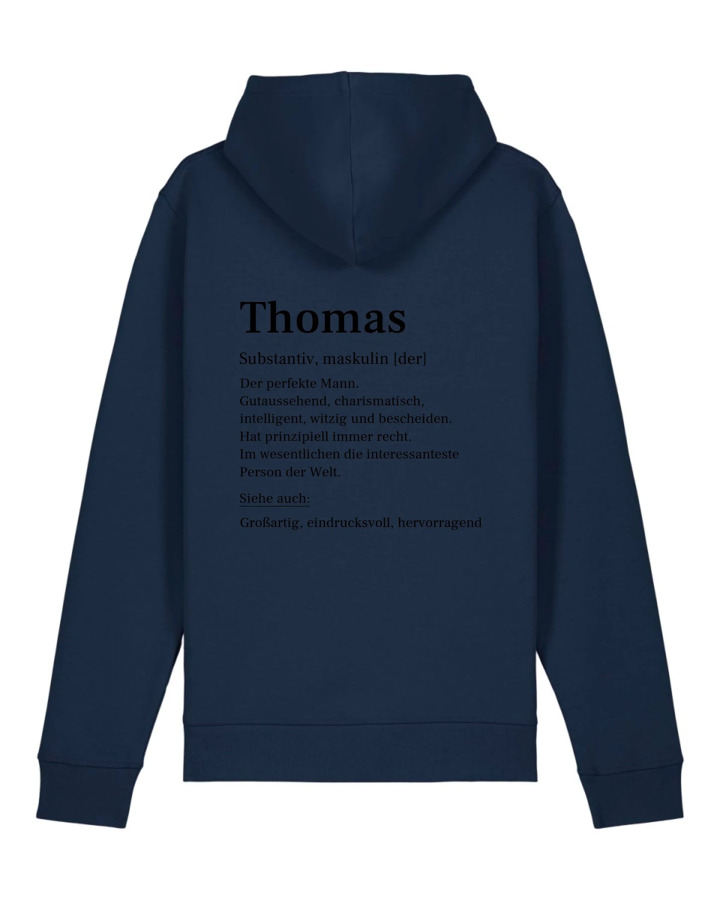 Definition - Organic Unisex Hoodie (personalisierbar) Drummer 2.0 Hoodie ST ST French-Navy