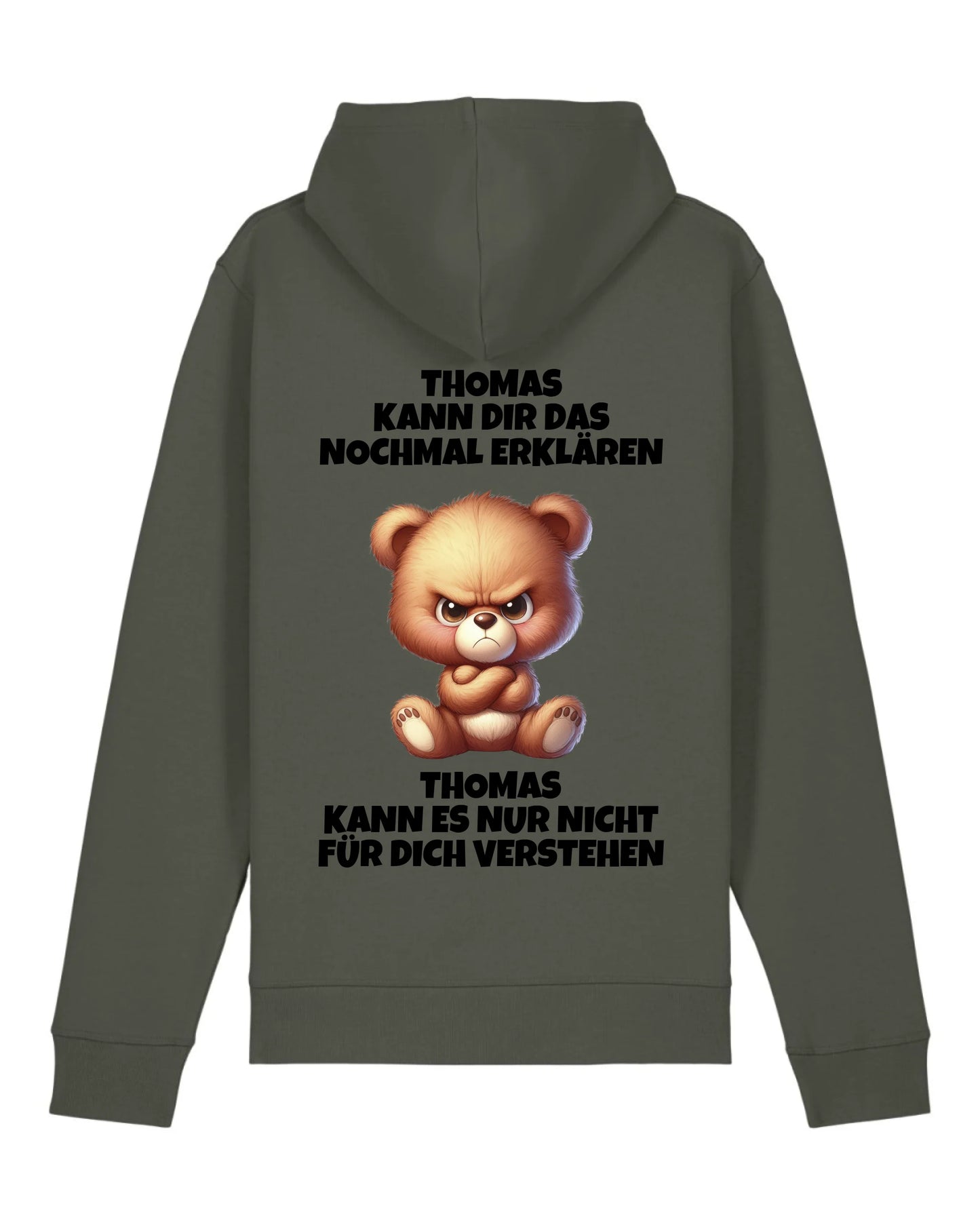 Erklären aber nicht verstehen - Organic Unisex Hoodie (personalisierbar) Drummer 2.0 Hoodie ST ST Khaki