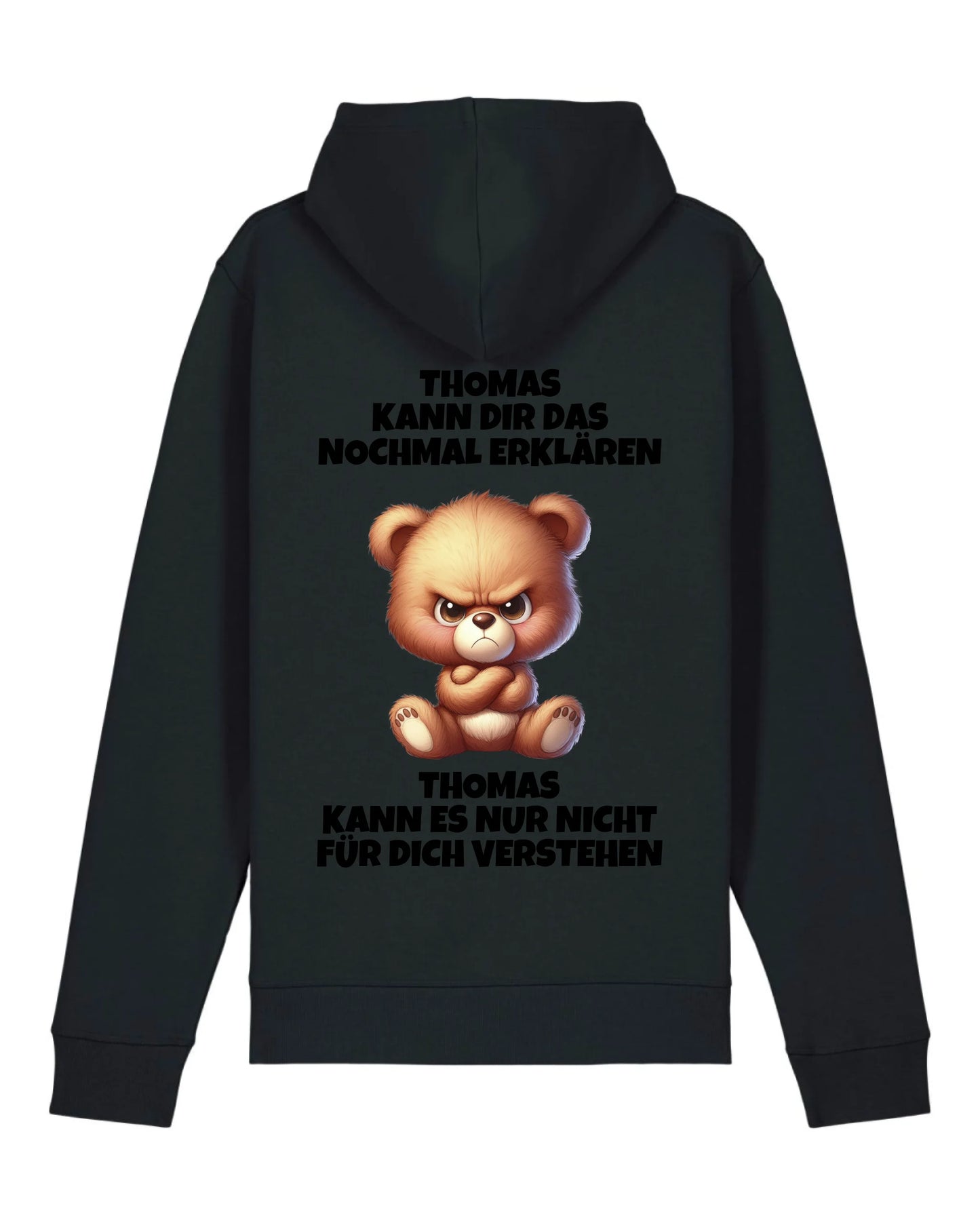 Erklären aber nicht verstehen - Organic Unisex Hoodie (personalisierbar) Drummer 2.0 Hoodie ST ST Black
