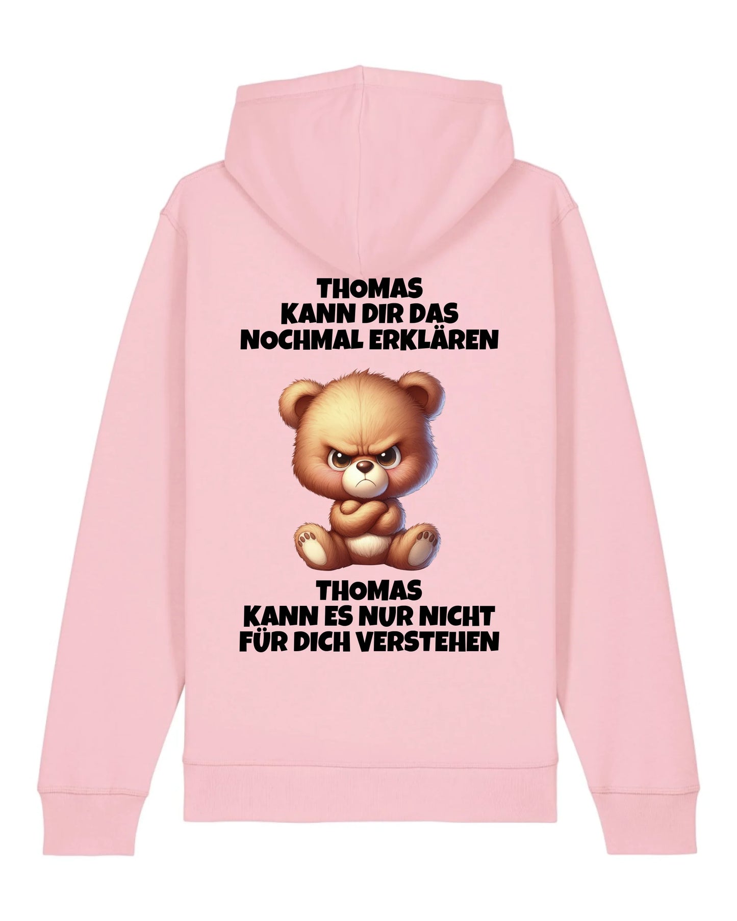 Erklären aber nicht verstehen - Organic Unisex Hoodie (personalisierbar) Drummer 2.0 Hoodie ST ST Cotton-Pink