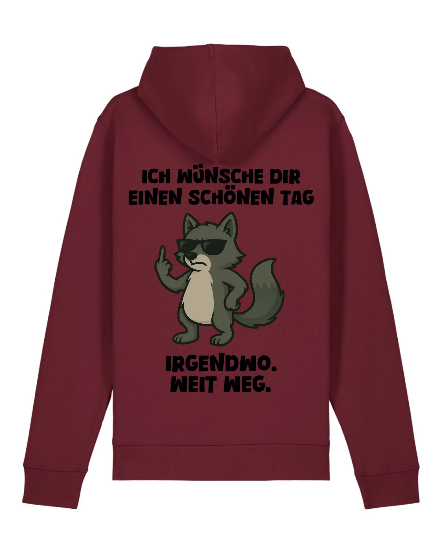 Einen schönen Tag - Organic Unisex Hoodie (personalisierbar) Drummer 2.0 Hoodie ST ST Burgundy