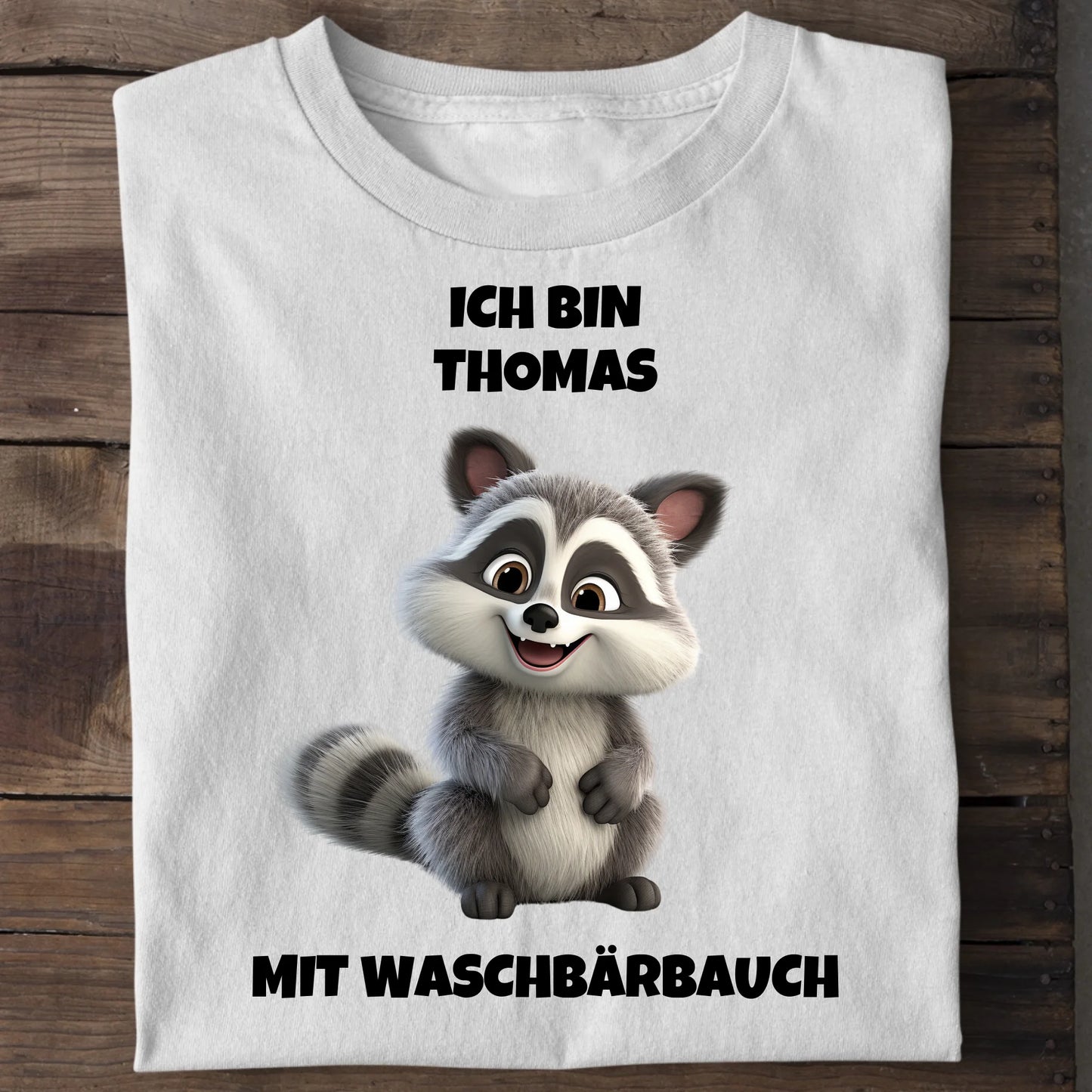 Waschbärbauch - Organic Men's Shirt (personalisierbar) Crafter T-Shirt ST ST White