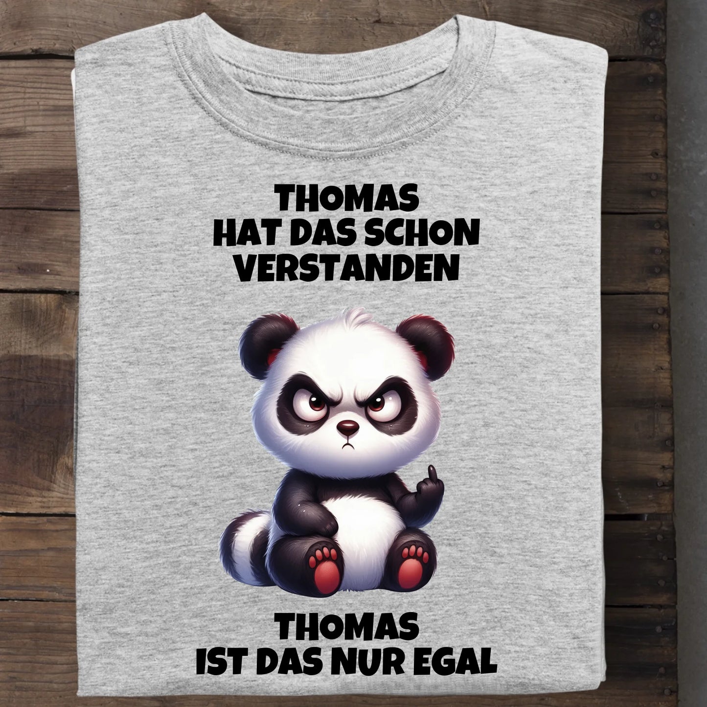 Verstanden aber egal - Organic Men's Shirt (personalisierbar) Crafter T-Shirt ST ST Heather-Grey
