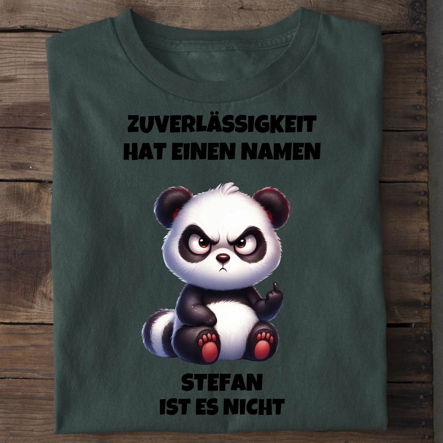 Zuverlässigkeit hat einen Namen - Organic Men's Shirt (personalisierbar) Crafter T-Shirt ST ST Bottled-Green