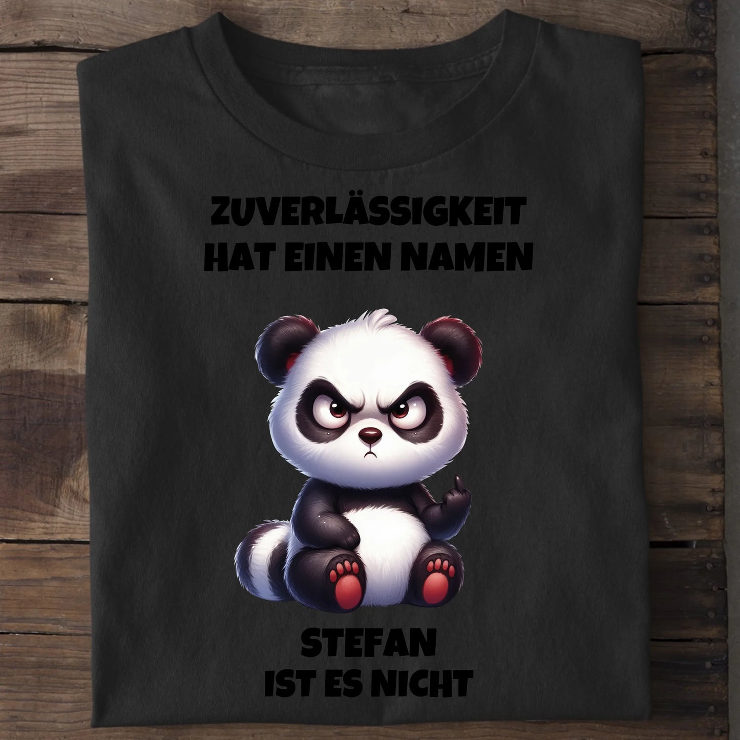 Zuverlässigkeit hat einen Namen - Organic Men's Shirt (personalisierbar) Crafter T-Shirt ST ST Black