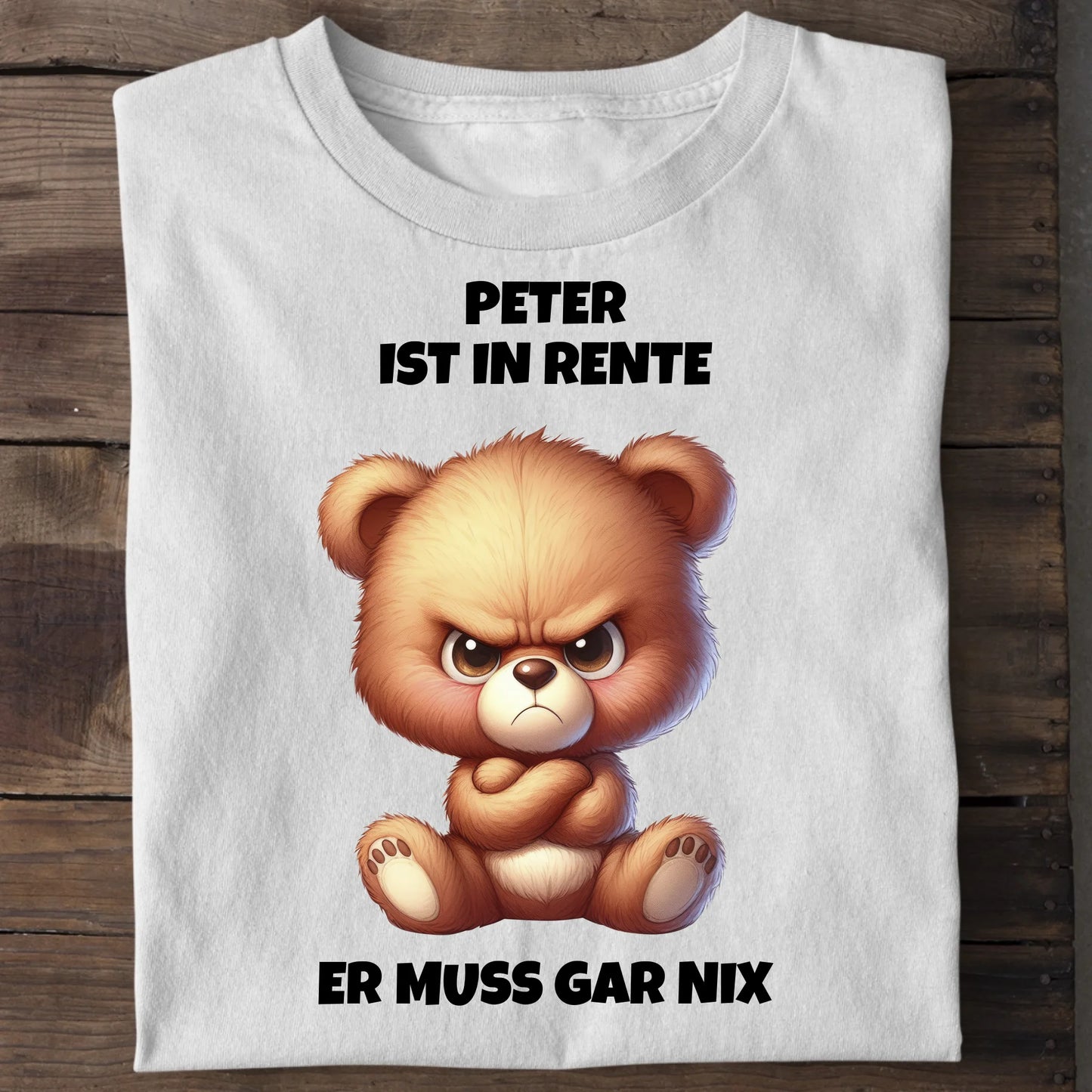 Ich bin in Rente - Organic Men's Shirt (personalisierbar) Crafter T-Shirt ST ST White