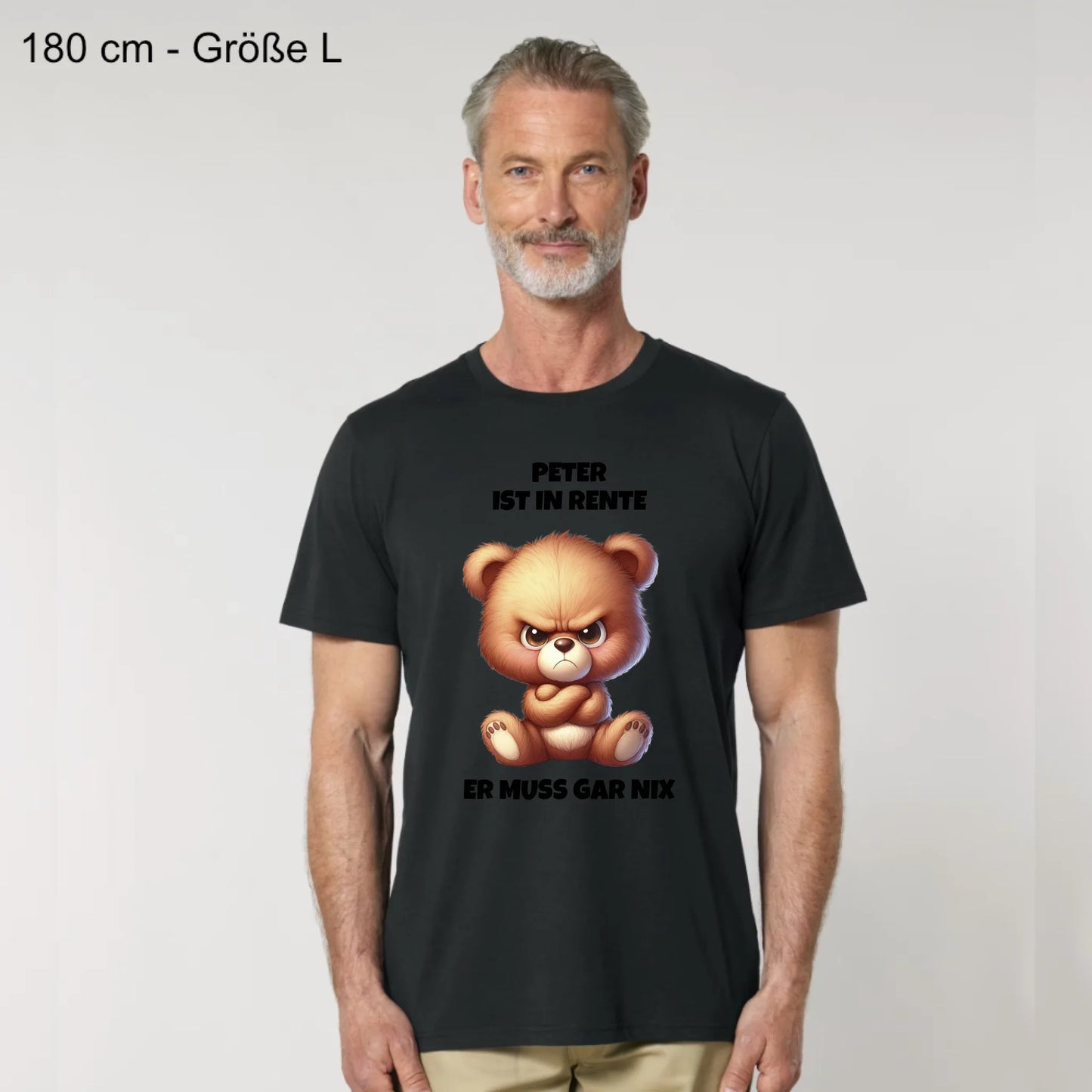 Ich bin in Rente - Organic Men's Shirt (personalisierbar)
