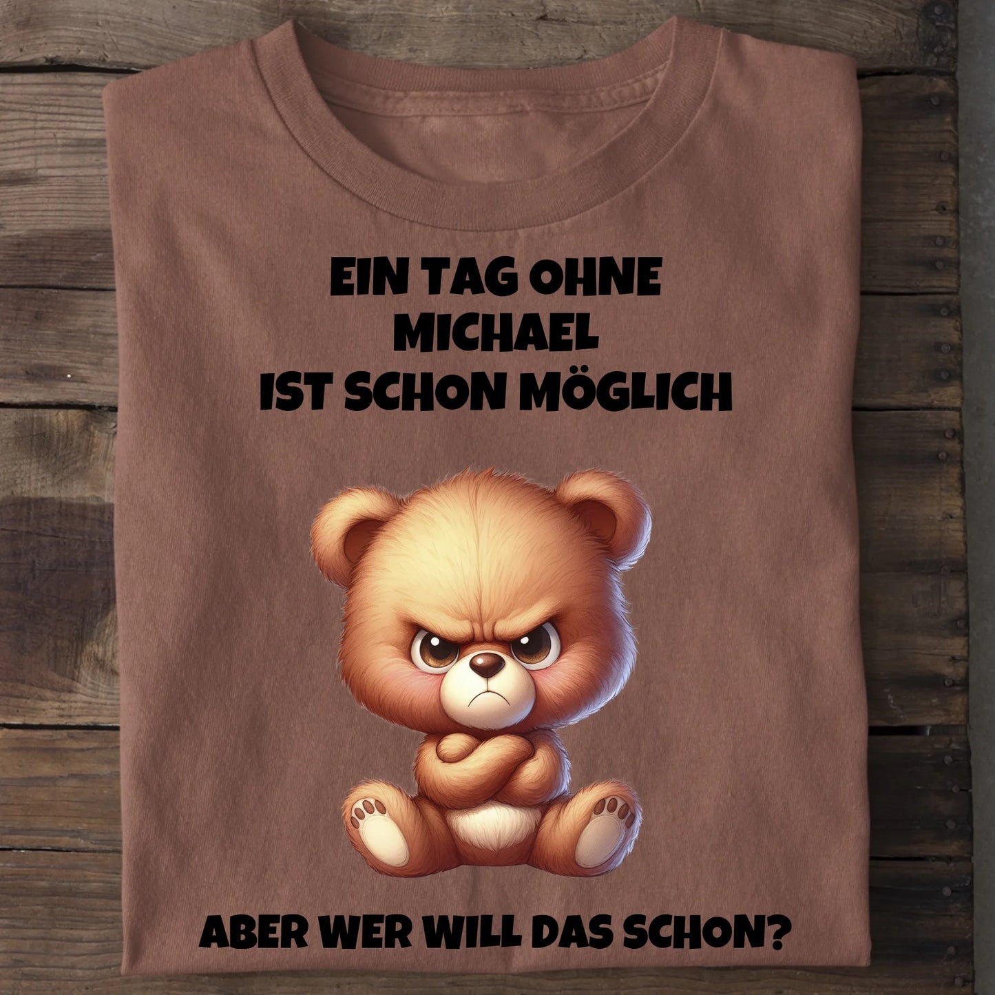 Wer will das schon? - Organic Men's Shirt (personalisierbar) Crafter T-Shirt ST ST Heritage-Brown
