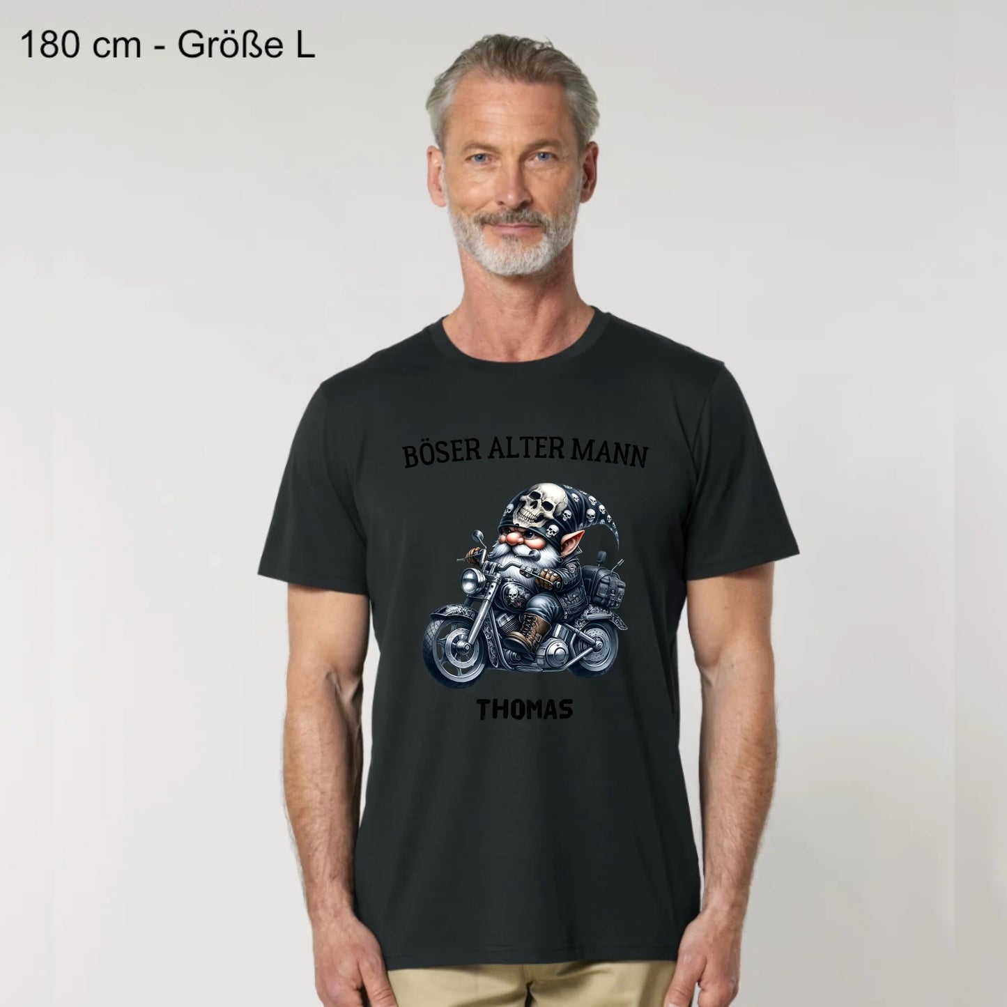 Böser alter Mann - Organic Men's Shirt (personalisierbar)