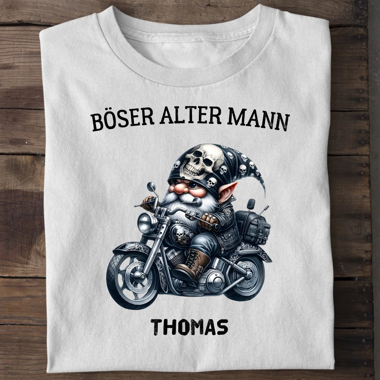 Böser alter Mann - Organic Men's Shirt (personalisierbar) Crafter T-Shirt ST ST White