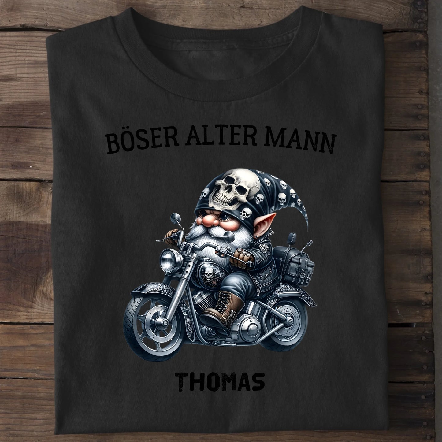 Böser alter Mann - Organic Men's Shirt (personalisierbar) Crafter T-Shirt ST ST Black