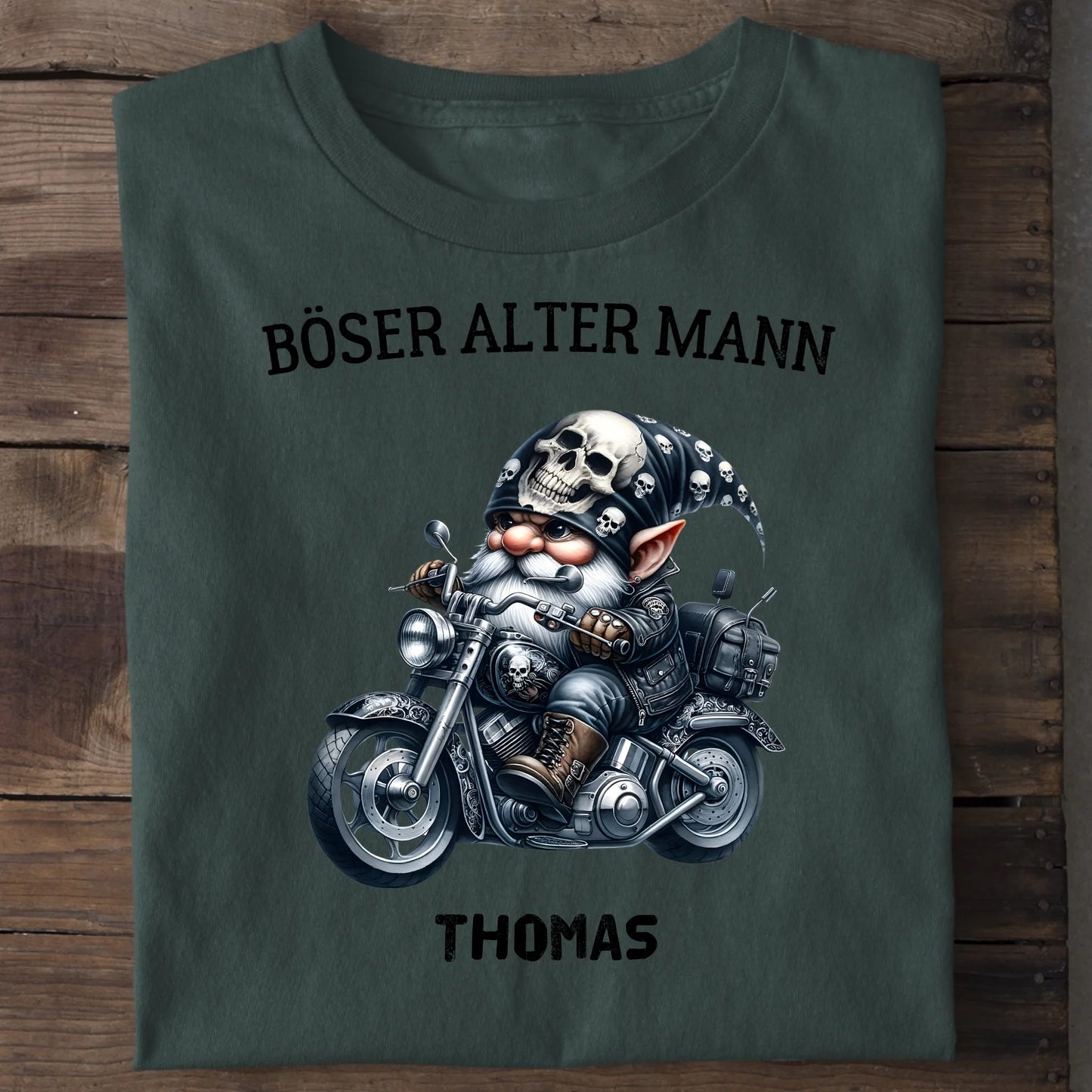 Böser alter Mann - Organic Men's Shirt (personalisierbar) Crafter T-Shirt ST ST Bottled-Green