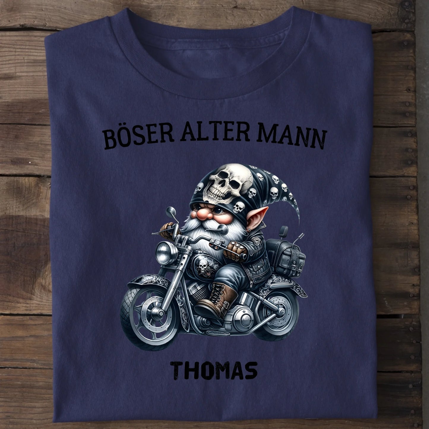 Böser alter Mann - Organic Men's Shirt (personalisierbar) Crafter T-Shirt ST ST French-Navy