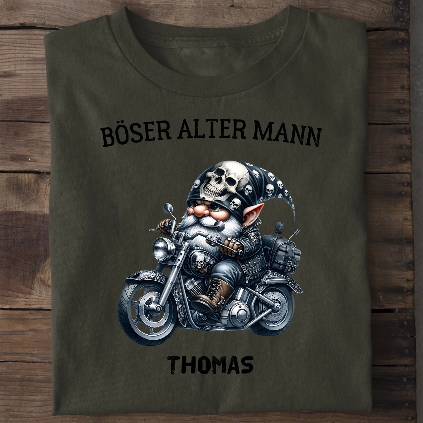 Böser alter Mann - Organic Men's Shirt (personalisierbar) Crafter T-Shirt ST ST Khaki
