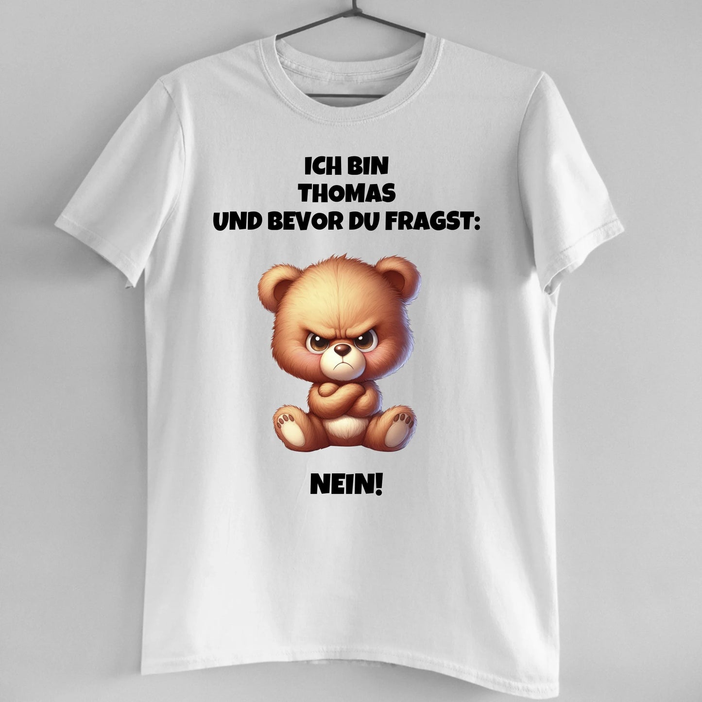 Nein - Organic Men's Shirt (personalisierbar)