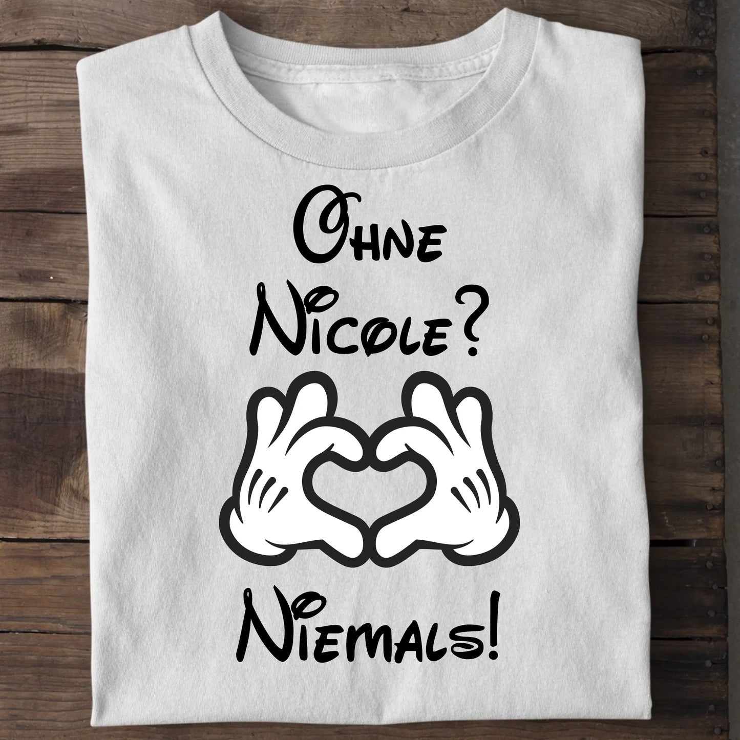 Niemals ohne dich - Organic Men's Shirt (personalisierbar) Crafter T-Shirt ST ST White
