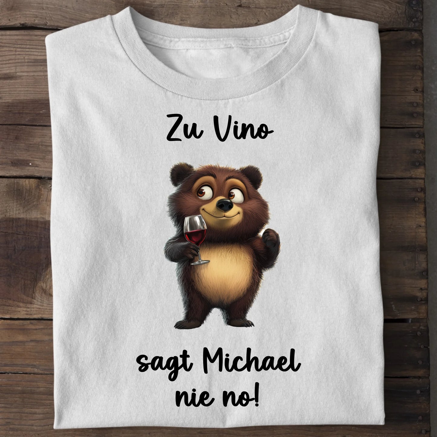 Zu Vino sag ich nie no! - Organic Men's Shirt (personalisierbar) Crafter T-Shirt ST ST White