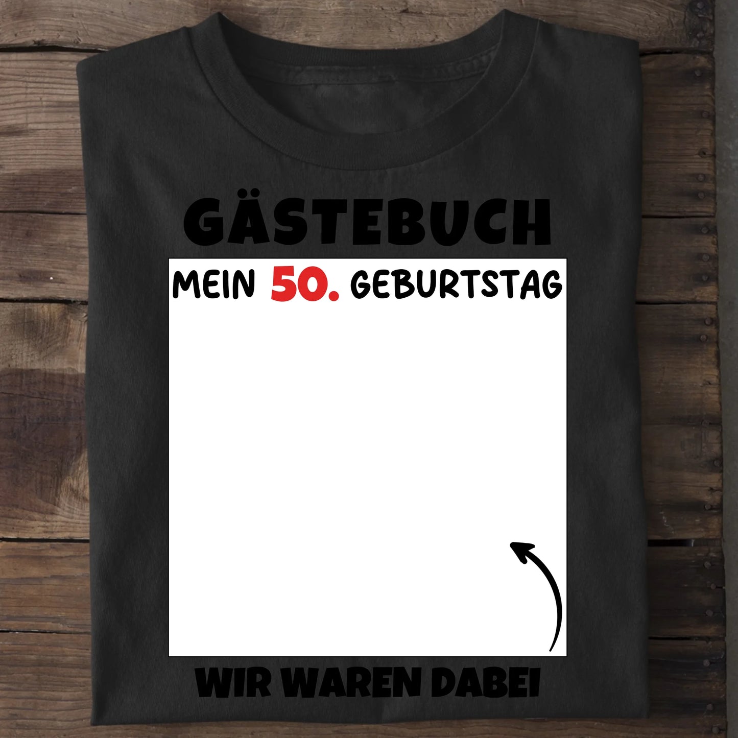 Gästebuch - Organic Men's Shirt (personalisierbar) Crafter T-Shirt ST ST Black