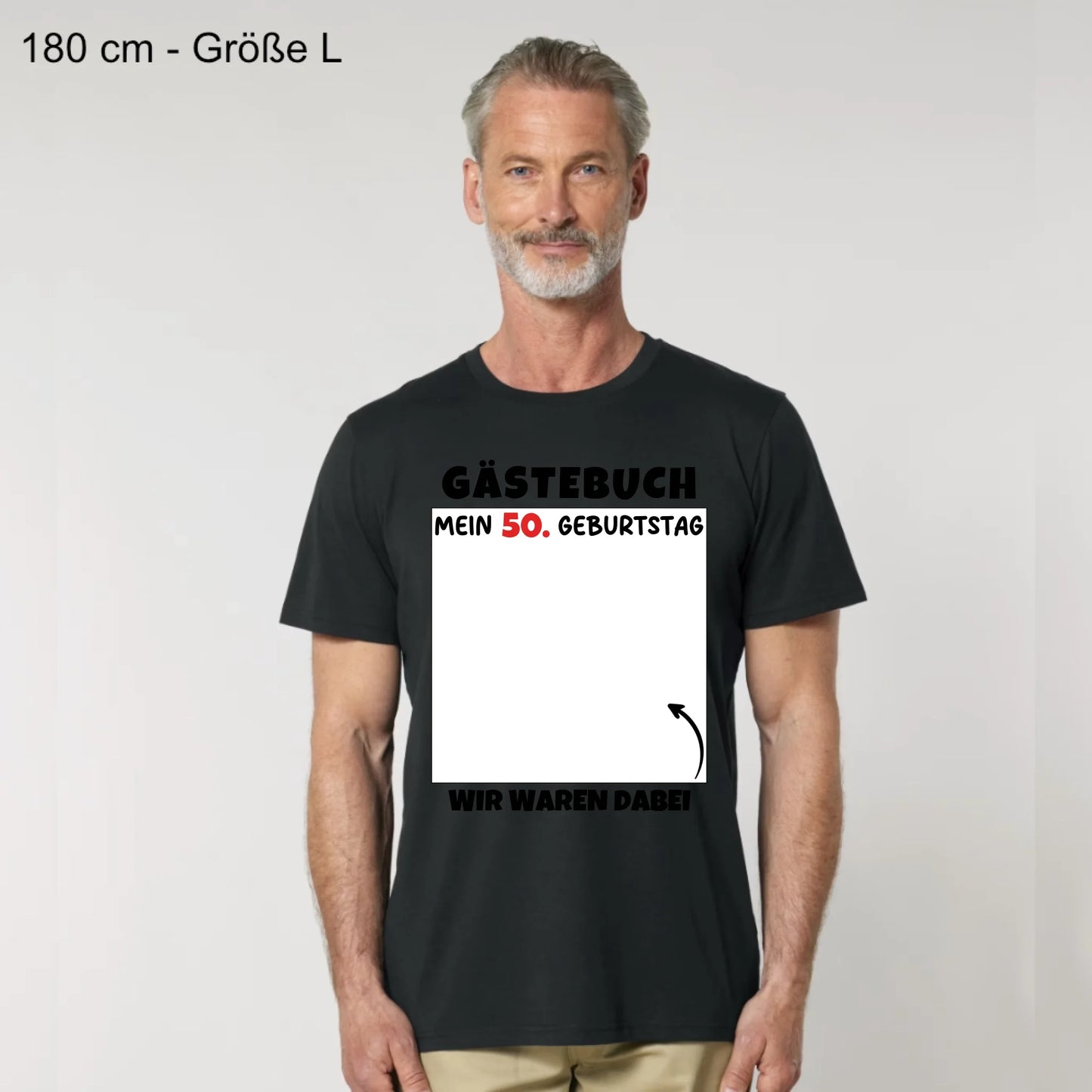 Gästebuch - Organic Men's Shirt (personalisierbar)